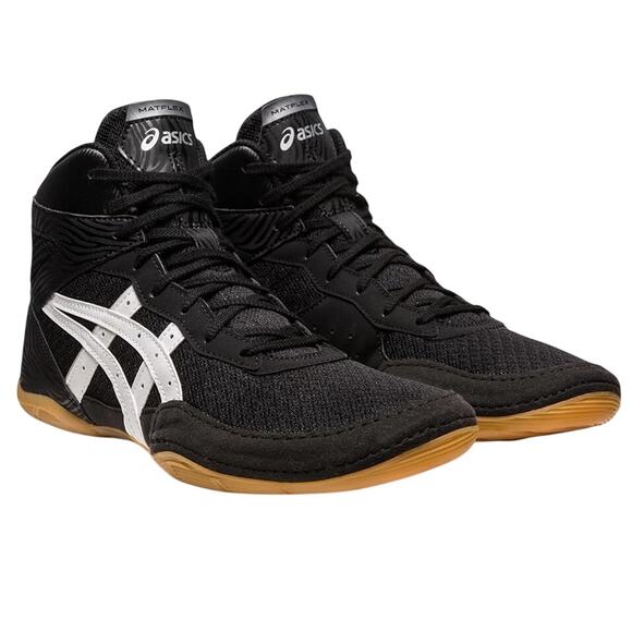 Asics Mens Matflex 7 Wrestling Shoes US 9.5 M EU 42 Black White Athletic NIB - Picture 1 of 13